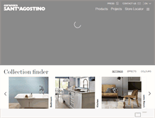 Tablet Screenshot of ceramicasantagostino.it